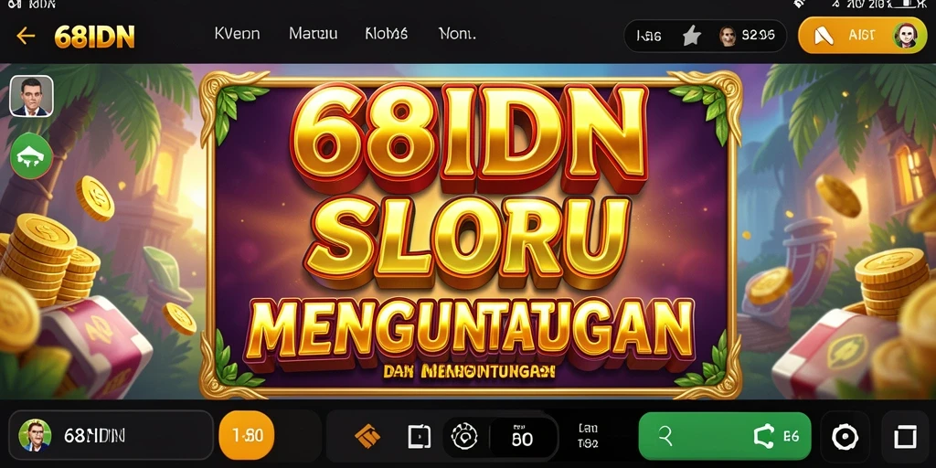 Tampilan menarik dari gameplay Slot di 68IDN.