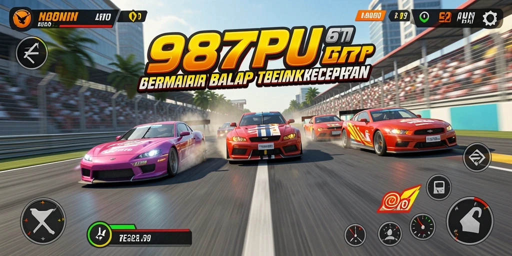 Gameplay Racing yang seru dan menantang di 987UP.