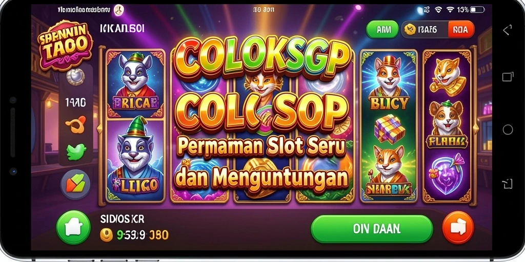 Tampilan gameplay COLOKSGP yang menakjubkan dengan fitur Slot yang menarik.