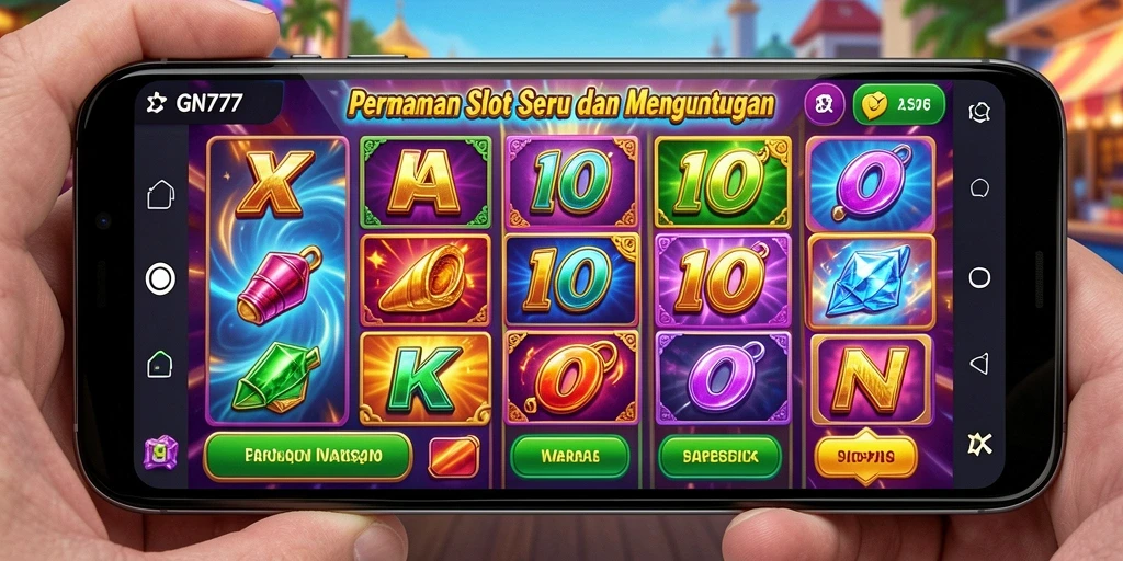 Screenshot gameplay GN777 yang menampilkan suasana Slot yang mengasyikkan.