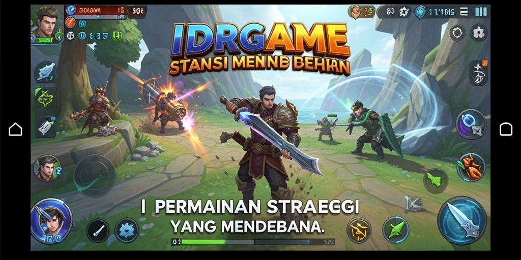 Screenshot gameplay IDRGAME menampilkan aksi strategi yang seru.