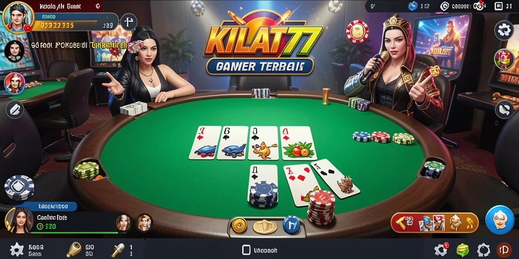 Screenshot gameplay KILAT77 menunjukkan keseruan bermain Poker.