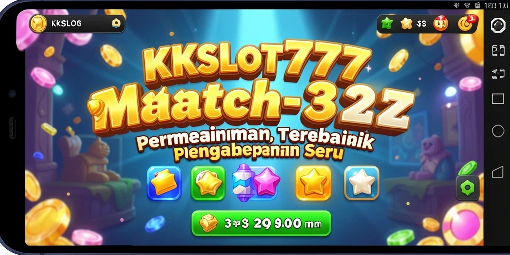 Tampilan menarik KKSLOT777 saat mencocokkan elemen yang sama.