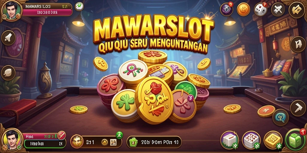 Gameplay seru QiuQiu di MAWARSLOT yang menantang.