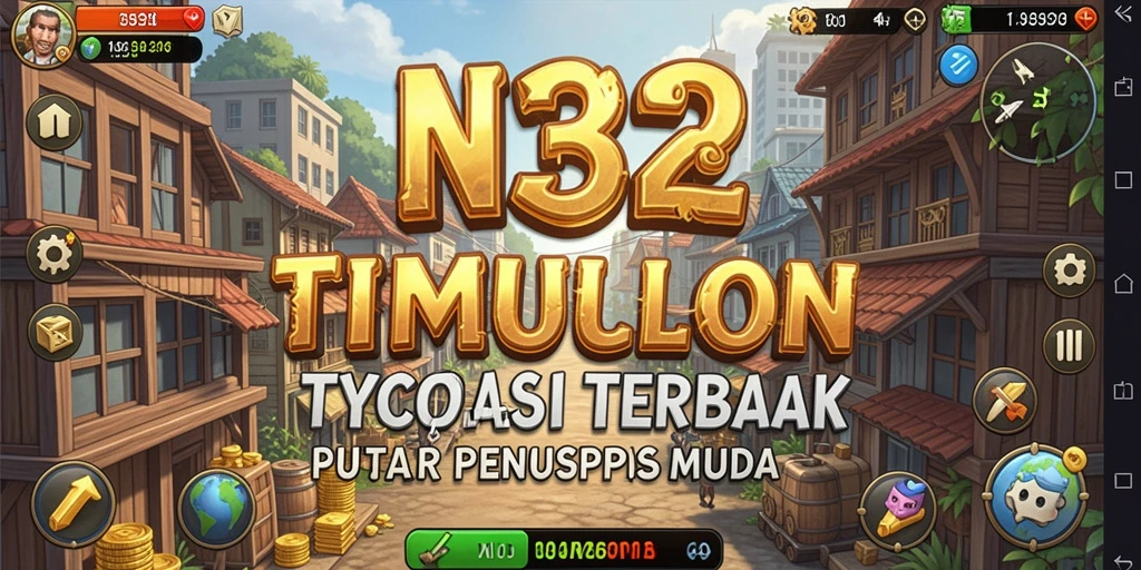 Gameplay Tycoon yang seru dan menarik dalam N32.