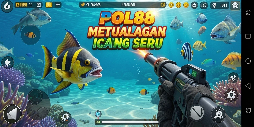 Tampilan menawan dari gameplay Tembak Ikan yang seru.