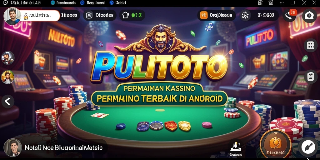 Screenshot utama PULITOTO menampilkan gameplay kasino yang seru.