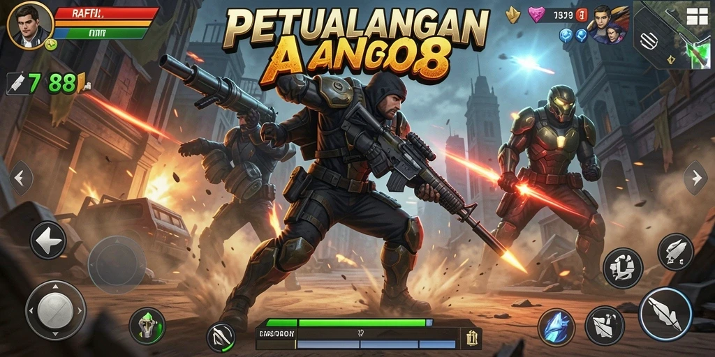 Tampilan aksi mendebarkan dalam gameplay <strong>RAFI88</strong>