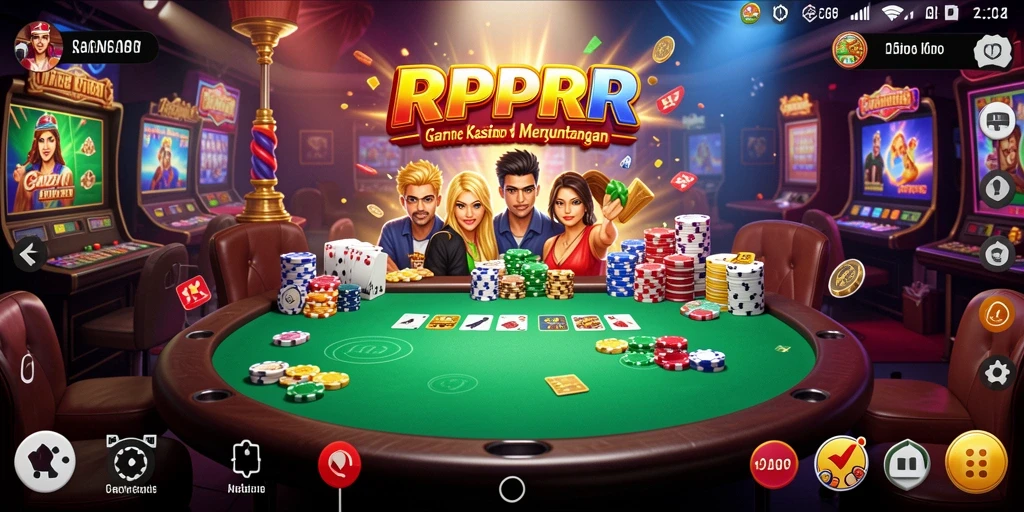 Screenshot gameplay RPRR yang menampilkan aksi seru Kasino.