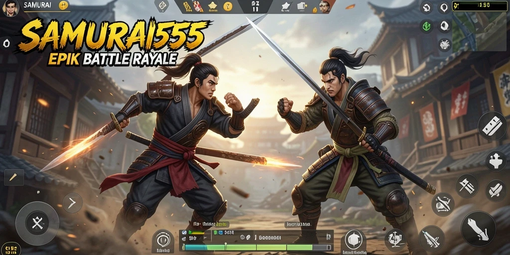Gameplay seru dan menegangkan di battlefield SAMURAI555.