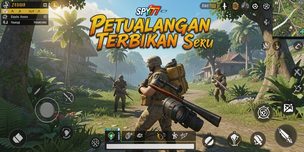 Screenshot gameplay SPY77 dengan elemen Open World yang menarik.