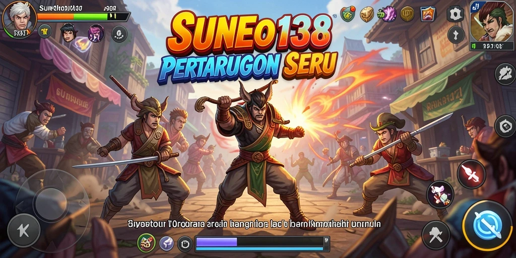 Tampilkan aksi pertarungan seru di SUNEO138 dengan berbagai karakter.
