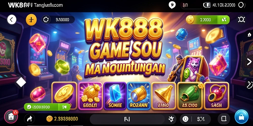 Screenshot gameplay <strong>WK888</strong> menunjukkan momen menarik saat memenangkan putaran.